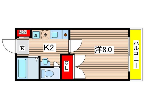 ヒルズ川名の物件間取画像